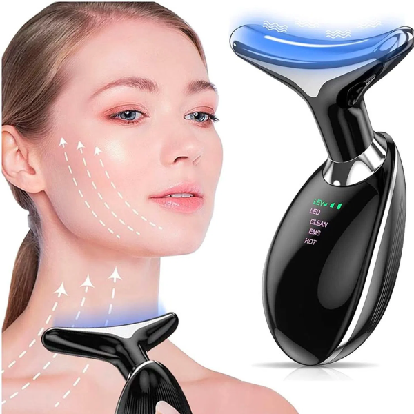 Masajeador facial cuello led anti edad