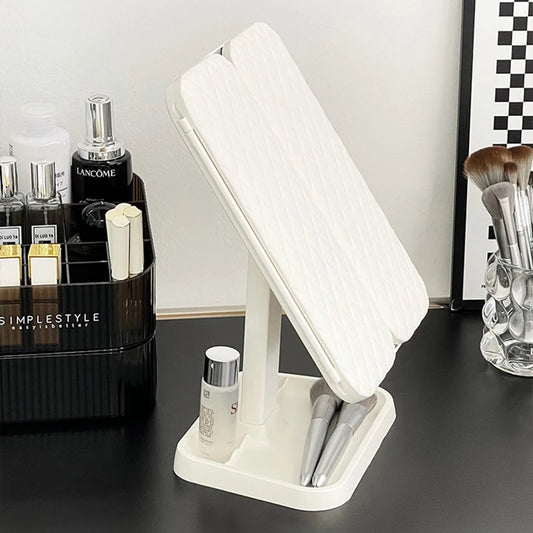 Espejo Luz LED Plegable Maquillaje